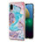 Coque Silicone Motif Fantaisie Souple Couleur Unie Etui Housse Y03B pour Samsung Galaxy A02 Petit