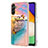 Coque Silicone Motif Fantaisie Souple Couleur Unie Etui Housse Y03B pour Samsung Galaxy A04s Mixte