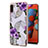 Coque Silicone Motif Fantaisie Souple Couleur Unie Etui Housse Y03B pour Samsung Galaxy A11 Violet