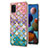 Coque Silicone Motif Fantaisie Souple Couleur Unie Etui Housse Y03B pour Samsung Galaxy A21s Colorful