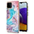 Coque Silicone Motif Fantaisie Souple Couleur Unie Etui Housse Y03B pour Samsung Galaxy A22 4G Petit