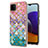 Coque Silicone Motif Fantaisie Souple Couleur Unie Etui Housse Y03B pour Samsung Galaxy A22s 5G Colorful