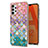 Coque Silicone Motif Fantaisie Souple Couleur Unie Etui Housse Y03B pour Samsung Galaxy A32 4G Colorful