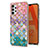 Coque Silicone Motif Fantaisie Souple Couleur Unie Etui Housse Y03B pour Samsung Galaxy A32 5G Colorful