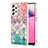 Coque Silicone Motif Fantaisie Souple Couleur Unie Etui Housse Y03B pour Samsung Galaxy A33 5G Colorful