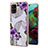 Coque Silicone Motif Fantaisie Souple Couleur Unie Etui Housse Y03B pour Samsung Galaxy A71 4G A715 Violet