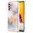 Coque Silicone Motif Fantaisie Souple Couleur Unie Etui Housse Y03B pour Samsung Galaxy A73 5G Violet Clair