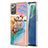 Coque Silicone Motif Fantaisie Souple Couleur Unie Etui Housse Y03B pour Samsung Galaxy Note 20 5G Mixte