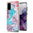 Coque Silicone Motif Fantaisie Souple Couleur Unie Etui Housse Y03B pour Samsung Galaxy S20 5G Bleu