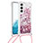 Coque Silicone Motif Fantaisie Souple Couleur Unie Etui Housse Y03B pour Samsung Galaxy S21 5G Or Rose