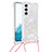 Coque Silicone Motif Fantaisie Souple Couleur Unie Etui Housse Y03B pour Samsung Galaxy S22 Plus 5G Blanc