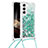 Coque Silicone Motif Fantaisie Souple Couleur Unie Etui Housse Y03B pour Samsung Galaxy S24 5G Vert