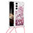 Coque Silicone Motif Fantaisie Souple Couleur Unie Etui Housse Y03B pour Samsung Galaxy S24 Plus 5G Or Rose