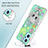 Coque Silicone Motif Fantaisie Souple Couleur Unie Etui Housse Y04B pour Oppo A96 4G Petit