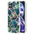 Coque Silicone Motif Fantaisie Souple Couleur Unie Etui Housse Y04B pour Realme Narzo 50 4G Vert Nuit