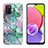 Coque Silicone Motif Fantaisie Souple Couleur Unie Etui Housse Y04B pour Samsung Galaxy A03s Vert