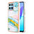 Coque Silicone Motif Fantaisie Souple Couleur Unie Etui Housse Y05B pour Huawei Honor 70 Lite 5G Colorful