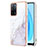 Coque Silicone Motif Fantaisie Souple Couleur Unie Etui Housse Y05B pour Oppo A53s 5G Blanc