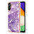 Coque Silicone Motif Fantaisie Souple Couleur Unie Etui Housse Y05B pour Samsung Galaxy A13 5G Violet