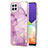 Coque Silicone Motif Fantaisie Souple Couleur Unie Etui Housse Y05B pour Samsung Galaxy A22 4G Violet Clair