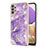 Coque Silicone Motif Fantaisie Souple Couleur Unie Etui Housse Y05B pour Samsung Galaxy A32 5G Violet