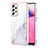 Coque Silicone Motif Fantaisie Souple Couleur Unie Etui Housse Y05B pour Samsung Galaxy A33 5G Blanc