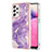 Coque Silicone Motif Fantaisie Souple Couleur Unie Etui Housse Y05B pour Samsung Galaxy A33 5G Violet