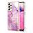 Coque Silicone Motif Fantaisie Souple Couleur Unie Etui Housse Y05B pour Samsung Galaxy A33 5G Violet Clair