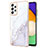 Coque Silicone Motif Fantaisie Souple Couleur Unie Etui Housse Y05B pour Samsung Galaxy A52 5G Blanc
