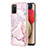 Coque Silicone Motif Fantaisie Souple Couleur Unie Etui Housse Y05B pour Samsung Galaxy F02S SM-E025F Rose