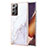 Coque Silicone Motif Fantaisie Souple Couleur Unie Etui Housse Y05B pour Samsung Galaxy Note 20 Ultra 5G Blanc