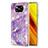 Coque Silicone Motif Fantaisie Souple Couleur Unie Etui Housse Y05B pour Xiaomi Poco X3 NFC Violet