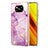 Coque Silicone Motif Fantaisie Souple Couleur Unie Etui Housse Y05B pour Xiaomi Poco X3 NFC Violet Clair