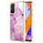 Coque Silicone Motif Fantaisie Souple Couleur Unie Etui Housse Y05B pour Xiaomi Redmi Note 11 Pro 5G Violet Clair