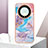 Coque Silicone Motif Fantaisie Souple Couleur Unie Etui Housse Y06B pour Huawei Honor X9a 5G Bleu
