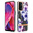 Coque Silicone Motif Fantaisie Souple Couleur Unie Etui Housse Y06B pour OnePlus Nord N200 5G Violet