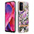 Coque Silicone Motif Fantaisie Souple Couleur Unie Etui Housse Y06B pour OnePlus Nord N200 5G Violet Clair