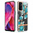 Coque Silicone Motif Fantaisie Souple Couleur Unie Etui Housse Y06B pour Oppo A93 5G Cyan