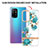 Coque Silicone Motif Fantaisie Souple Couleur Unie Etui Housse Y06B pour Oppo A94 5G Petit