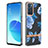 Coque Silicone Motif Fantaisie Souple Couleur Unie Etui Housse Y06B pour Oppo Reno6 5G Bleu