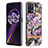 Coque Silicone Motif Fantaisie Souple Couleur Unie Etui Housse Y06B pour Realme 9 4G Violet Clair