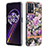 Coque Silicone Motif Fantaisie Souple Couleur Unie Etui Housse Y06B pour Realme 9 5G Violet Clair