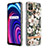 Coque Silicone Motif Fantaisie Souple Couleur Unie Etui Housse Y06B pour Realme C25Y India Blanc