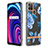 Coque Silicone Motif Fantaisie Souple Couleur Unie Etui Housse Y06B pour Realme C25Y India Bleu