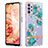 Coque Silicone Motif Fantaisie Souple Couleur Unie Etui Housse Y06B pour Samsung Galaxy A13 4G Cyan