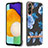 Coque Silicone Motif Fantaisie Souple Couleur Unie Etui Housse Y06B pour Samsung Galaxy A13 5G Bleu