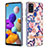 Coque Silicone Motif Fantaisie Souple Couleur Unie Etui Housse Y06B pour Samsung Galaxy A21s Petit