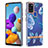 Coque Silicone Motif Fantaisie Souple Couleur Unie Etui Housse Y06B pour Samsung Galaxy A21s Petit