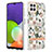 Coque Silicone Motif Fantaisie Souple Couleur Unie Etui Housse Y06B pour Samsung Galaxy A22 4G Blanc