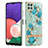 Coque Silicone Motif Fantaisie Souple Couleur Unie Etui Housse Y06B pour Samsung Galaxy A22s 5G Cyan